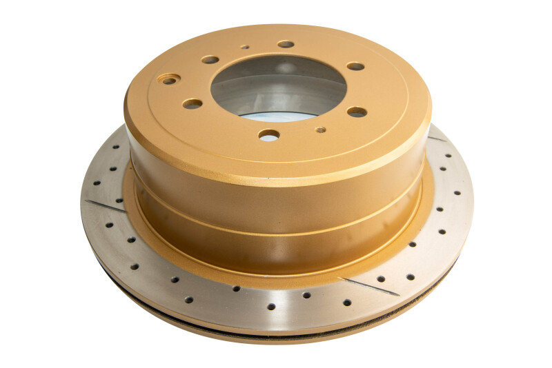 DBA 96-97 Lexus LX450 / 8/92+ Toyota Landcruiser Rear Drilled & Slotted Street Series Rotor - DBA786X