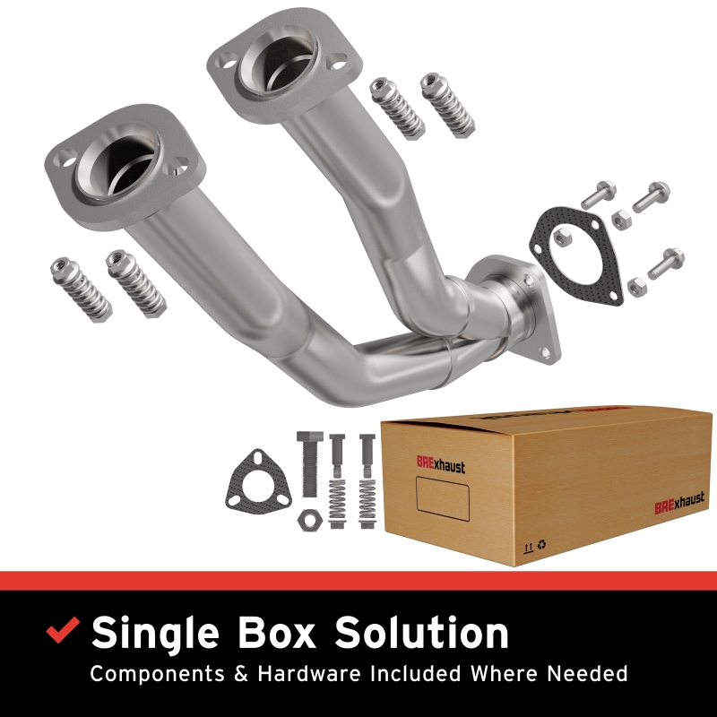 BRE Exhaust 96-01 Cherokee 2.5L 4.0L Front Pipe Kit - 107-0006