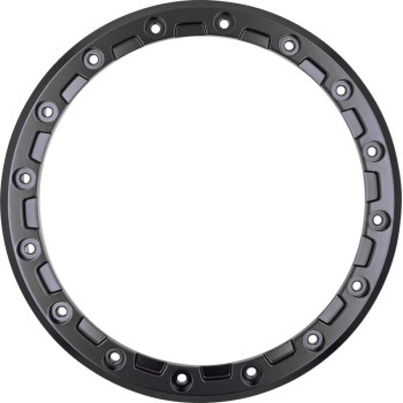 Raceline Beadlock Ring - Podium -14in - 16 Hole - 10mm - Black - RBL-14B-A93-RING-16