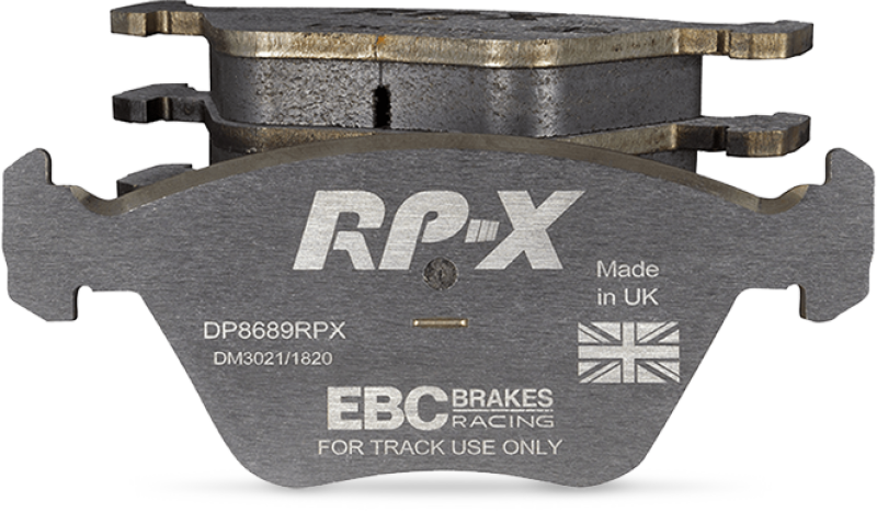 EBC Racing 08-11 Lotus Exige 1.8L Supercharged (240) RP-X Front Brake Pads - DP81377RPX