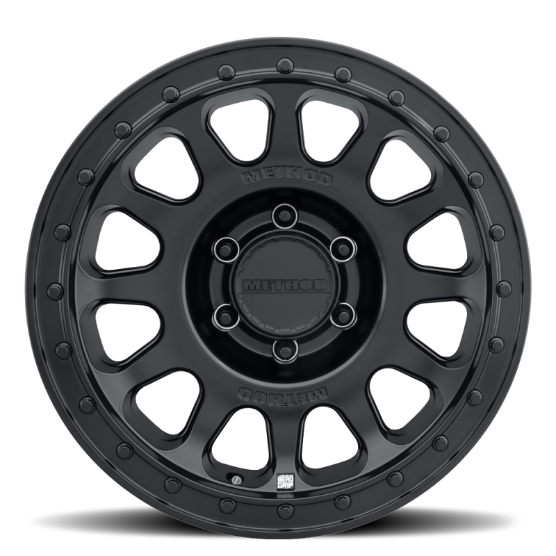 Method MR709 HD Bead Grip 20x 9in / ET12 / 6x135 BP / 87mm Bore - Black Wheel - MR70929016512H
