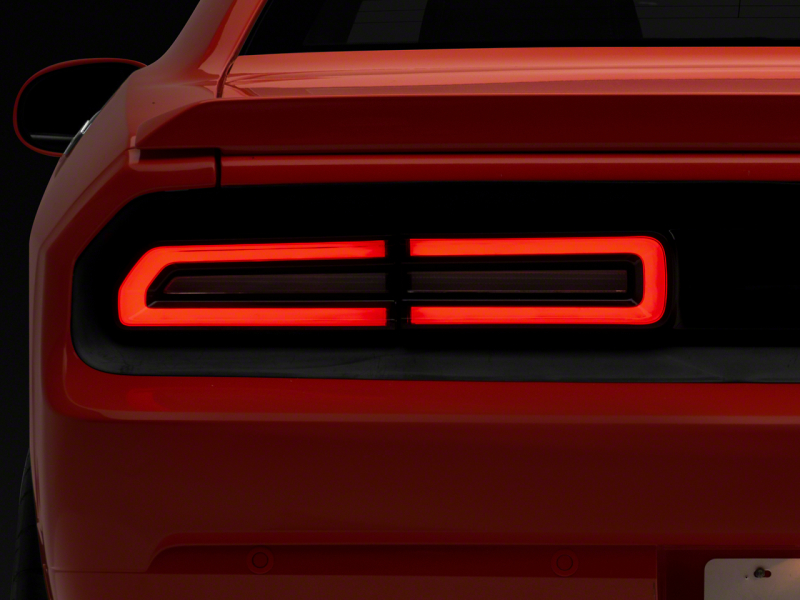Raxiom 08-14 Dodge Challenger LED Tail Lights- BlkHousing Red Lens - CH15224