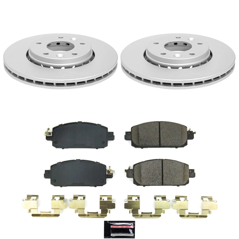 Power Stop 21-24 Nissan Kicks Front Z17 Coated Brake Kit - CRK9181