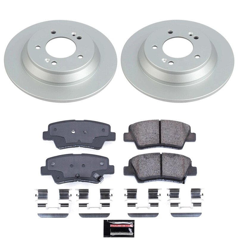 Power Stop 22-23 Hyundai Kona Rear Z17 Coated Brake Kit - CRK9273