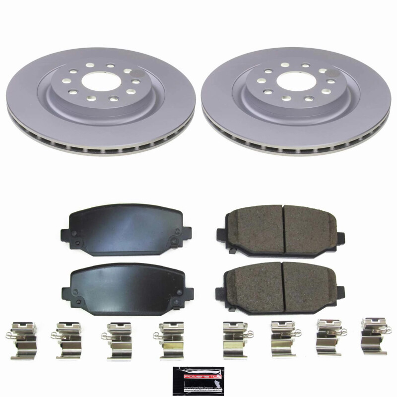 Power Stop 22-24 Jeep Grand Cherokee Rear Z17 Coated Brake Kit - CRK9279
