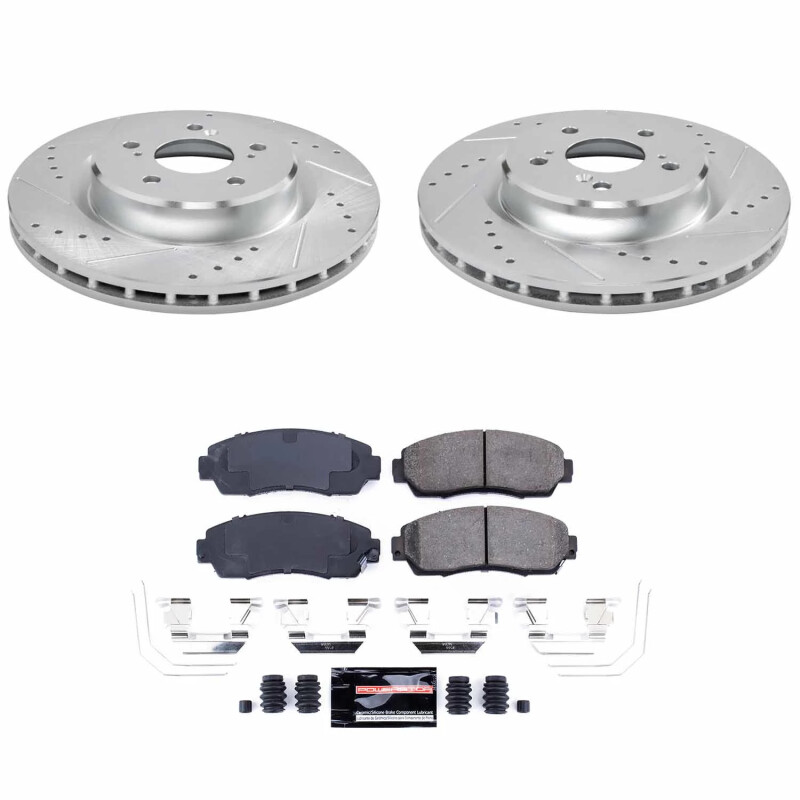 Power Stop 21-25 Acura TLX Front Z23 Evolution Brake Kit - K8930