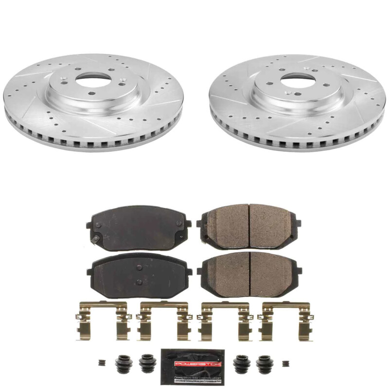 Power Stop 21-23 Hyundai Sonata Front Z23 Evolution Brake Kit - K9209