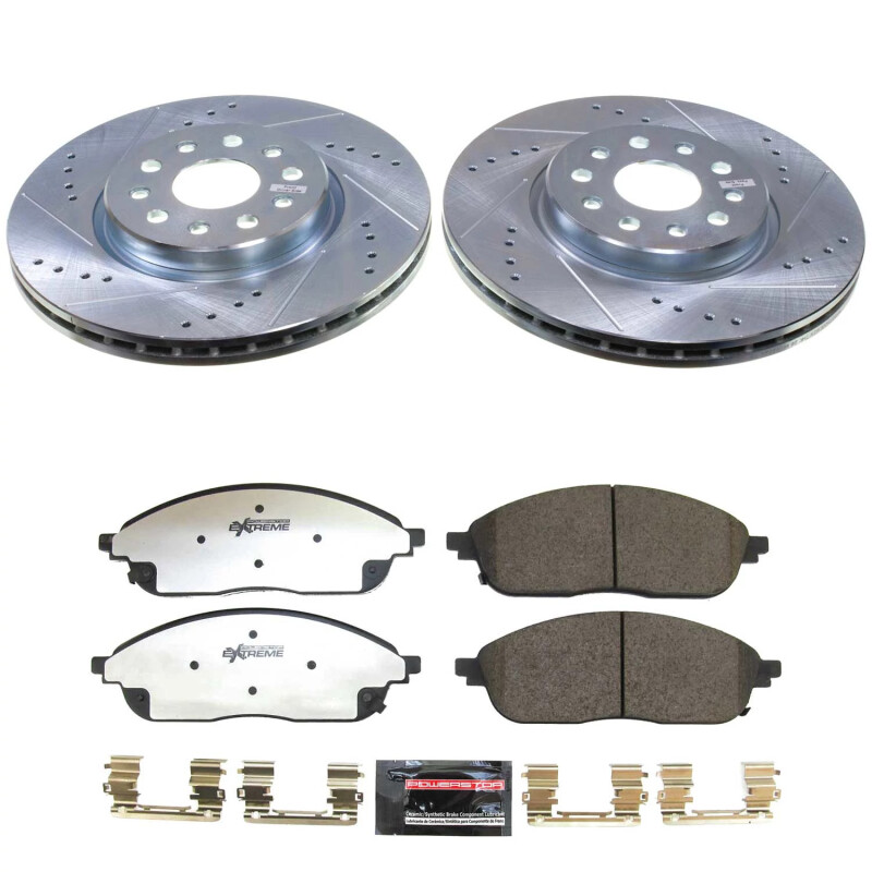 Power Stop 22-24 Jeep Grand Cherokee Front Z36 Truck & Tow Brake Kit - K9240-36