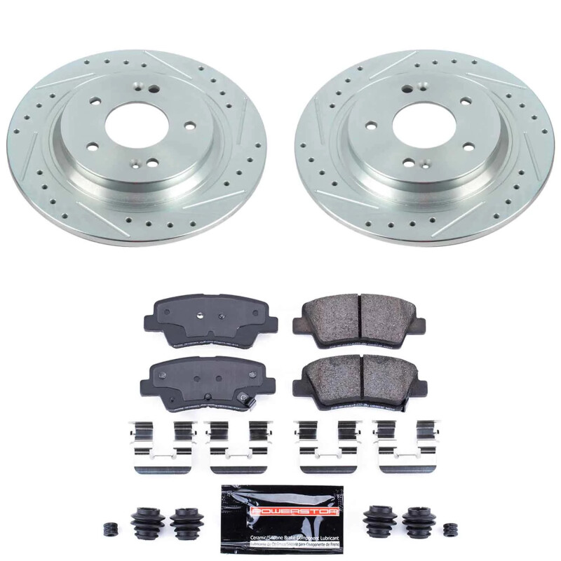 Power Stop 22-23 Hyundai Kona Rear Z23 Evolution Brake Kit - K9271