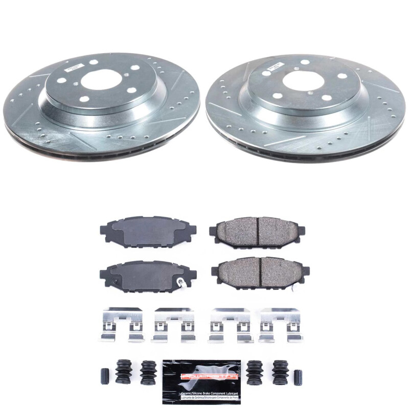 Power Stop 2024 Subaru Impreza Rear Z23 Evolution Brake Kit - K9304