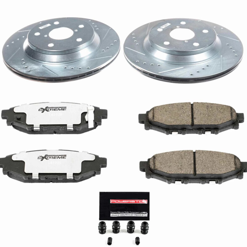 Power Stop 2024 Subaru Impreza Rear Z26 Street Brake Kit - K9304-26