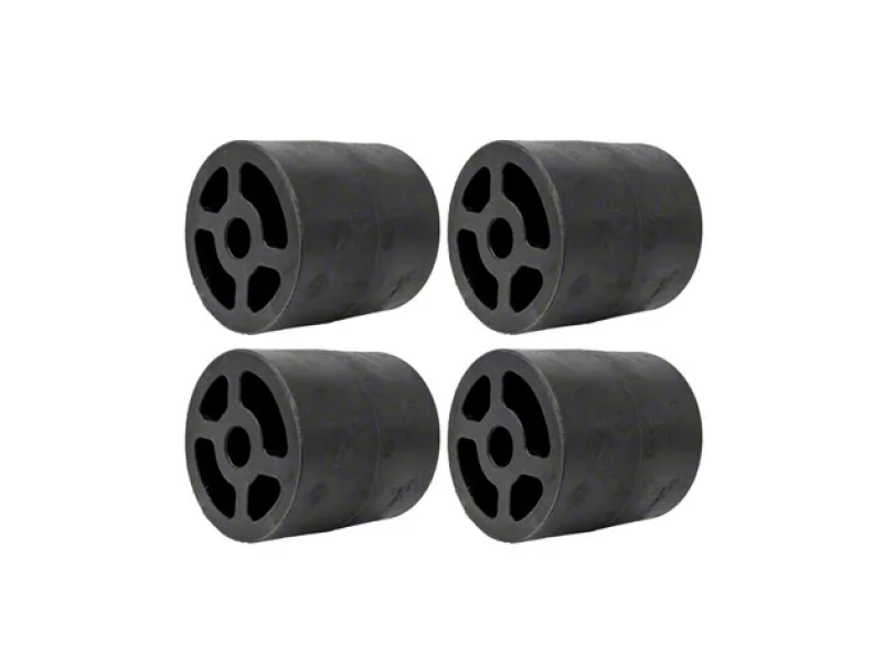 Daystar 3in Universal Body Lift Blocks - Tall 3in (75.mm) OD 2.95in (75.mm) ID 39/64 (15mm) - 4 Pack - KU04007BK