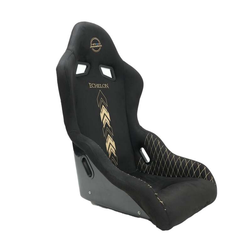 NRG FRP Bucket Seat - Echelon Light Weight - Gold Stitching - Large - FRP-350ECH-GD