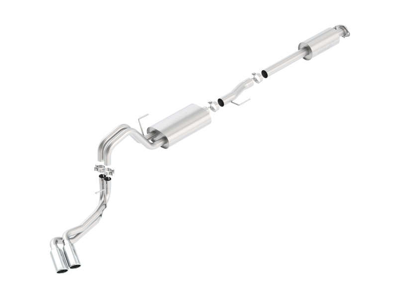 Borla 15-16 Ford F-150 3.5L EcoBoost Ext. Cab Std. Bed Catback Exhaust S-Type Truck Side Exit - 140618