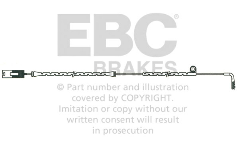 EBC 2000-2003 BMW Z8 5.0L Front Wear Leads - EFA111
