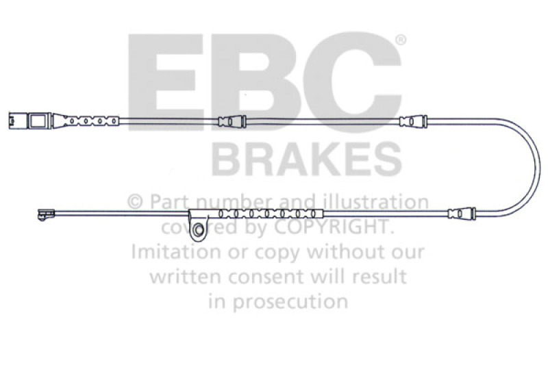 EBC 2010-2014 BMW X5 4.4L Twin Turbo Front Wear Leads - EFA141