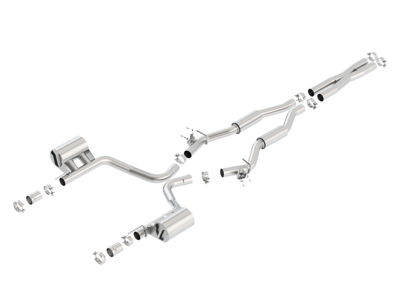 Borla 15-16 Dodge Challenger SRT 392 S-Type Catback Exhaust Single Split Rear Exit (No Tip) - 140677