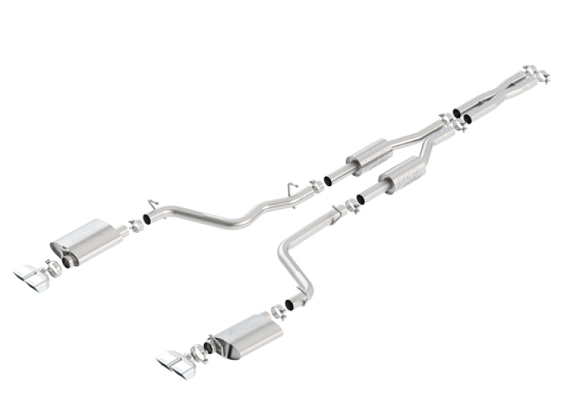 Borla 09-14 Dodge Challenger R/T 5.7L RWD 2Dr. 2.5in. ATAK CB Exhaust - Dual Split Rear Exit - 140708