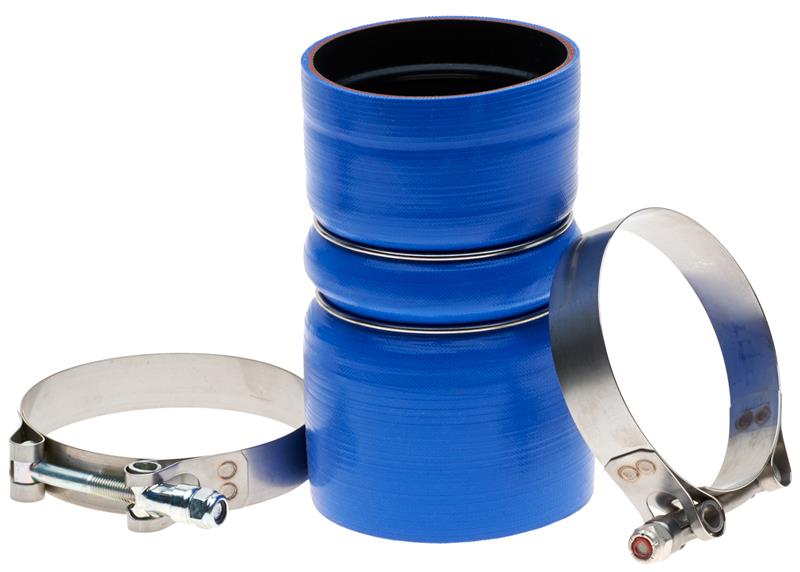 Gates 99-03 Ford Super Duty V-8 7.3L Diesel Pipe To Intercooler Cold Side Turbocharger Hose Kit - 26221
