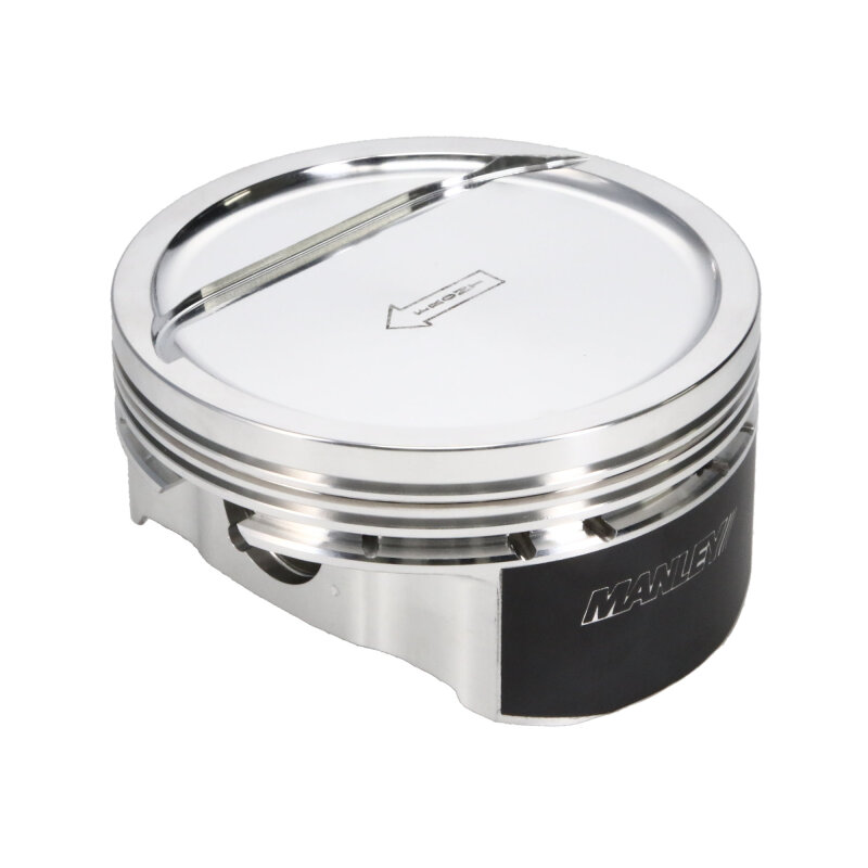 Manley Chevrolet LS Piston Set - 4.065in Bore 1.115in CH, -18.00 CC - 596265CE-8