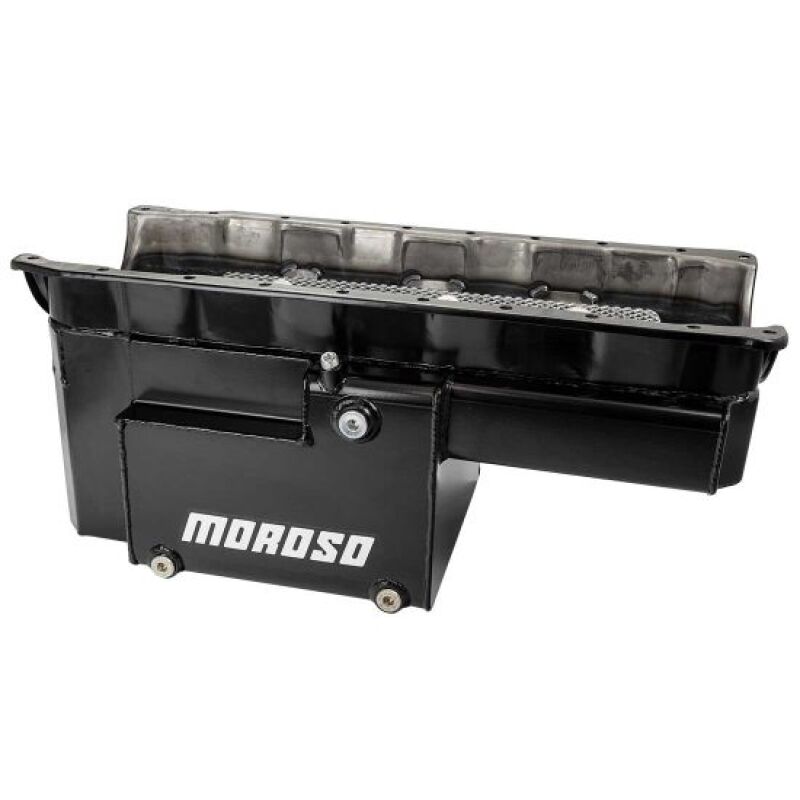 Moroso GM BBC Gen 5/6/Marine 10in Deep Sump Steel Oil Pan - 20040