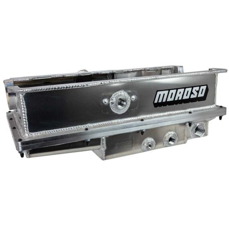 Moroso SBF 351W 2 Piece External Wet Sump -16AN Aluminum Oil Pan - 20396