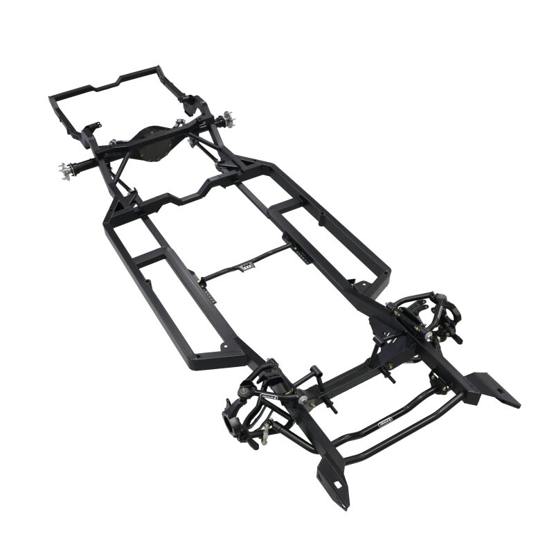 Ridetech 68-72 GM A-Body w/ Hub Spindle & (Narrowed) 57.25in Flange to Flange Width Momentum Chassis - 11243796