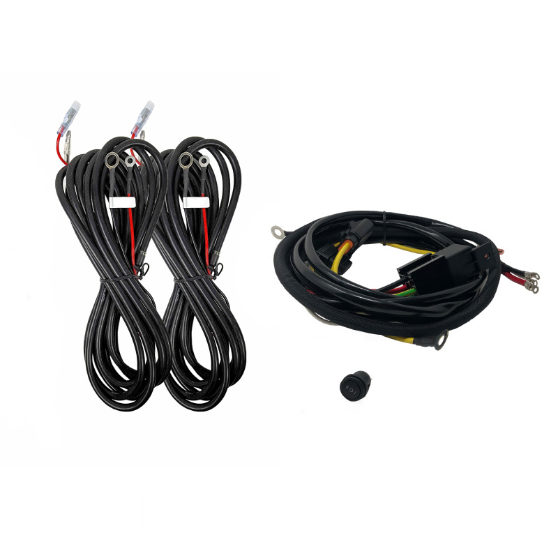 KC HiLiTES Platform One Profile SideCast 4-Light Wiring Kit for 10-25 Toyota 4Runner - 92405