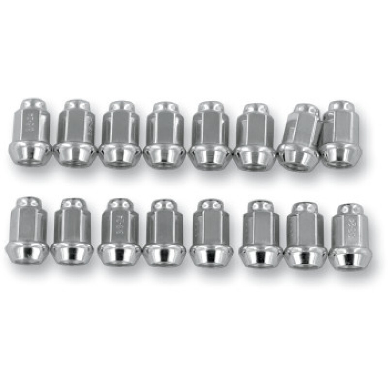 Raceline Conical Lug Nuts - 3/8in-24 - 16 Pack - Chrome - RLUG-BX13C