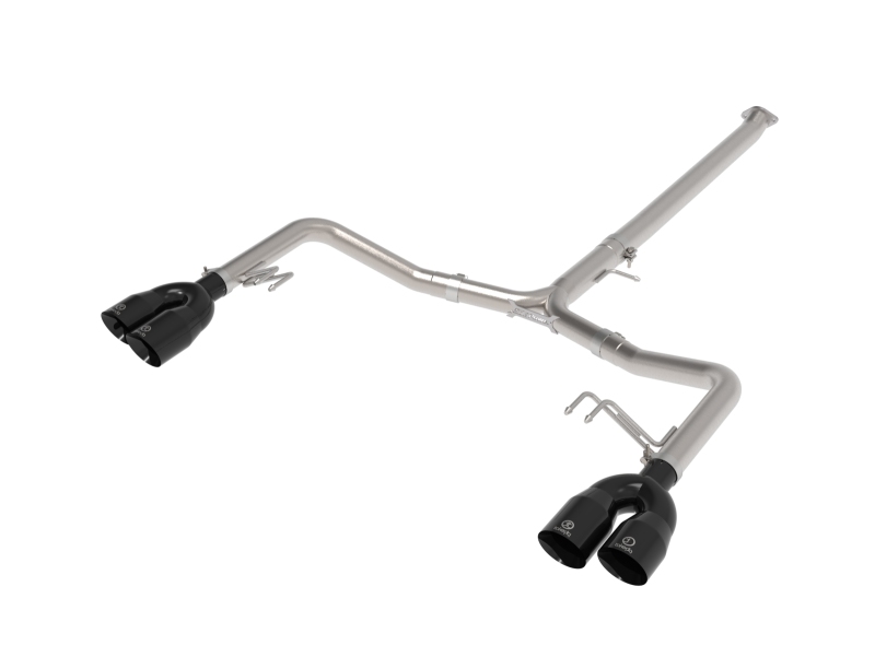 aFe Takeda 21-24 Kia K5 GT L4-2.5L (t) SS Axle-Back Exhaust System w/ Black Tips - 49-37043-B