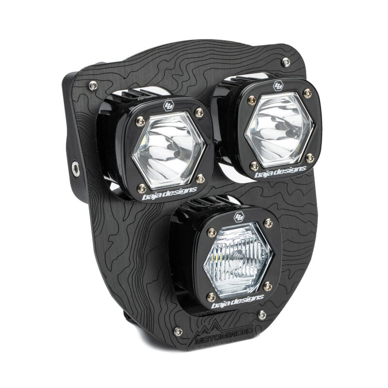 Baja Designs 24-25 Husqvarna FE/TE Triple S1 Hydra (D/C) LED Headlight Kit - Clear - 387023
