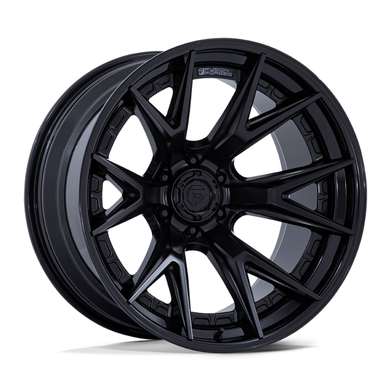 FUEL OFFROAD CATALYST MATTE BLACK W/ GLOSS BLACK LIP 20X10 6X135 -18mm