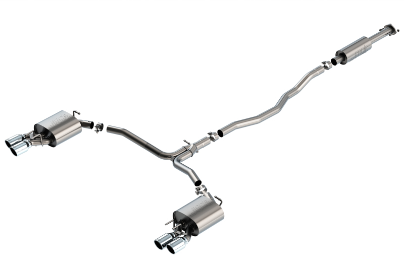 Borla 18-20 Toyota Camry XSE Cat Back S-Type Exhaust 3.5in Tip Dual Split Rear Exit - 140823