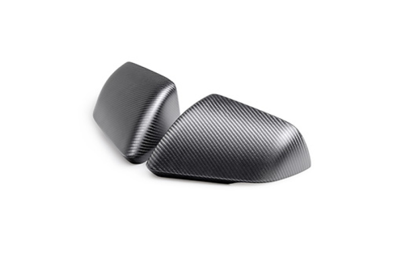 Ford Racing 24-25 Mustang (w/Integrated Turn Signals) Carbon Fiber Mirror Skull Caps - Matte - M-17740-MTM