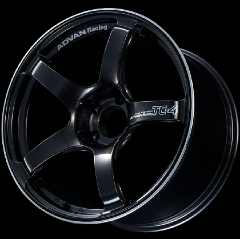 Advan TC4 16x8 +35 5-114.3 73mm Bore Black Gunmetallic and Ring Wheel - YAD6G35EBGR