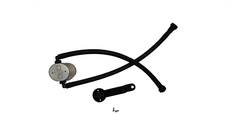 J&L 14-18 Chevy Silverado 1500 / 14-18 GMC Sierra 1500 4.3L V6 Oil Separator - Clear Anodized - 3123D-C