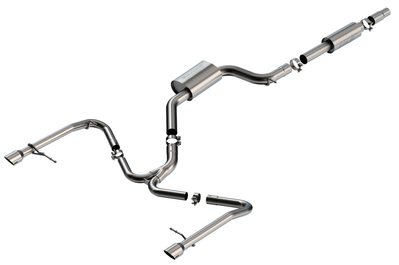 Borla 19-21 VW GLI 2.0L S-Type 3.5in x 5.5in Tip Cat-Back Exhaust - 140850SB