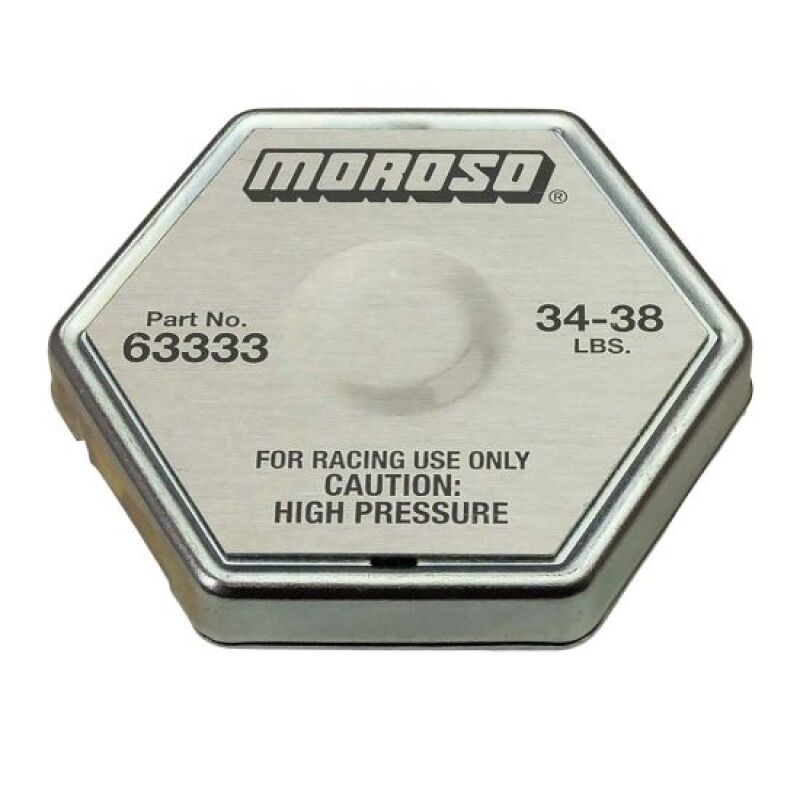 Moroso Racing Radiator Cap - 34-38 PSI - 63333