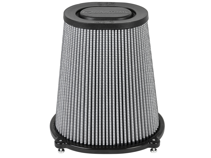 afe QUANTUM Intake Rplcmnt Air Filter (5-1/2x4-1/4)IN F x(8-1/2x7-1/4)IN B x(5-3/4x4-1/2)IN T x9IN H - 21-90105