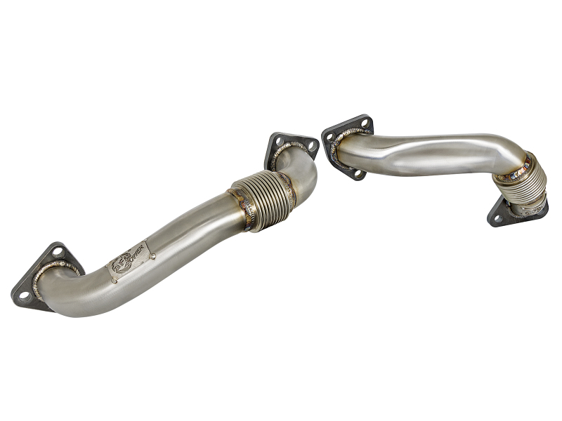 afe Twisted Steel Up-Pipe GM Diesel Trucks 01-04 V8-6.6L (td) LB7 - 48-34009