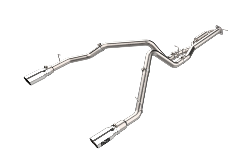 afe Vulcan Series Cat-Back Exhaust System Ford F-150 Raptor 21-24 V6-3.5L (tt) - 49-33151-P