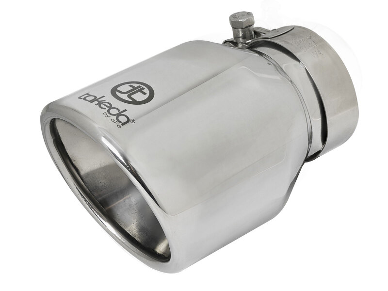 afe Takeda Universal Exhaust Tip 2-1/2 IN Inlet x 4 IN Outlet x 6 IN L - 49T25404-P061