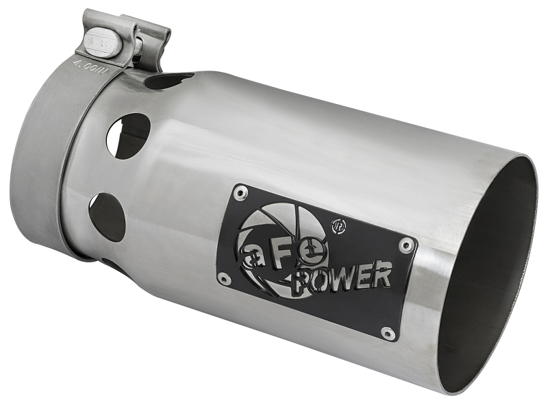afe Rebel XD Series Universal Exhaust Tip 4 IN Inlet x 5 IN Outlet x 10 IN L - 49T40501-P10