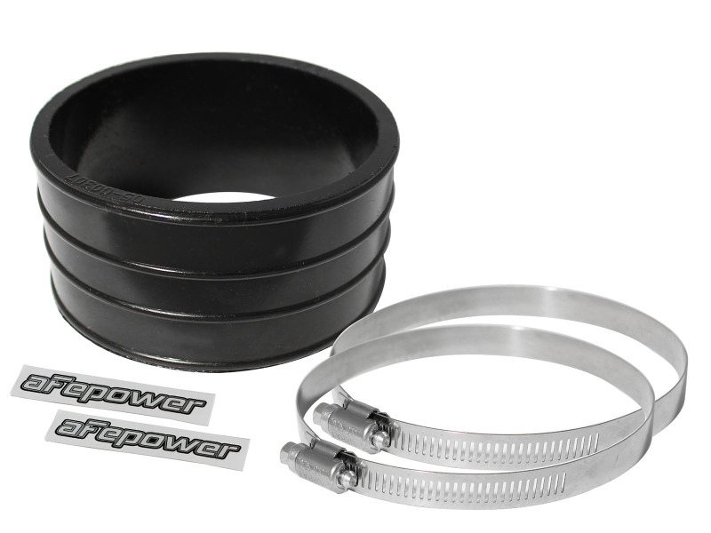 afe Magnum FORCE Intake Coupling Kit (3-1/2 IN ID x 2 IN L) Straight Coupler - Black - 59-00026