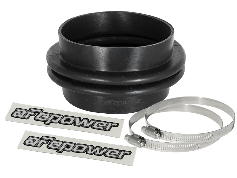 afe Magnum FORCE Intake Coupling Kit (3 IN ID x 90 Deg.) Elbow Coupler - Black - 59-00069