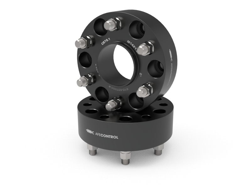 afe aFe CONTROL Wheel Spacers Chevrolet 1500 19-25 6x5.5mm CB 78.1mm 2 IN Thickness - 610-40T002-B