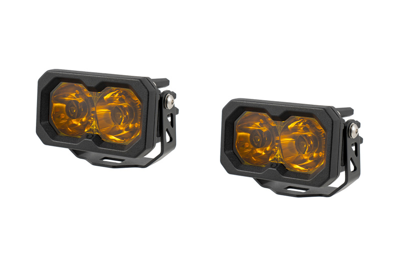 Diode Dynamics C2 2.0 Max Yellow Spot Standard ABL (Pair) - DD8119P