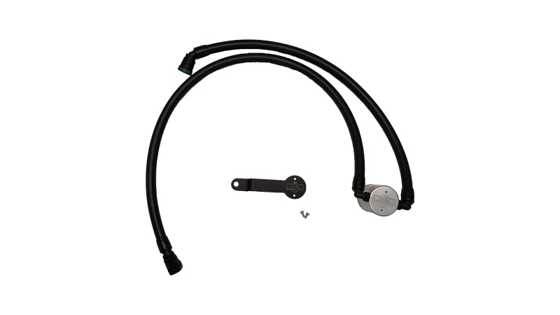 J&L 17-25 Chrysler Pacifica/20-25 Chrysler Voyager Oil Separator PCV Side - Clear Anodized - 3125P-C