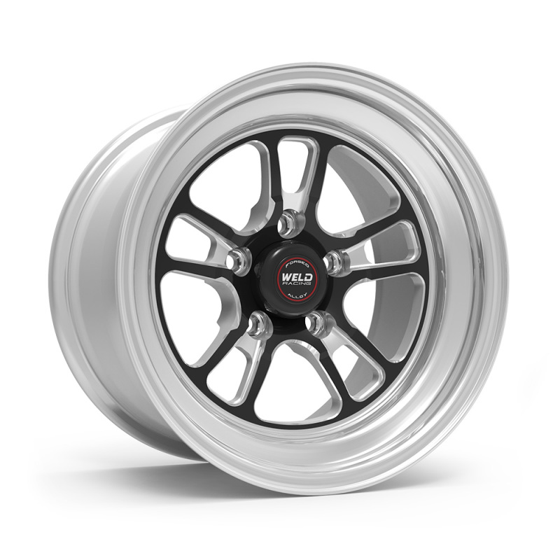 Weld S70 15x6 / 5x4.75 BP / 4.5in. BS Black Wheel (Low Pad) - Non-Beadlock - 70LB-506B45A