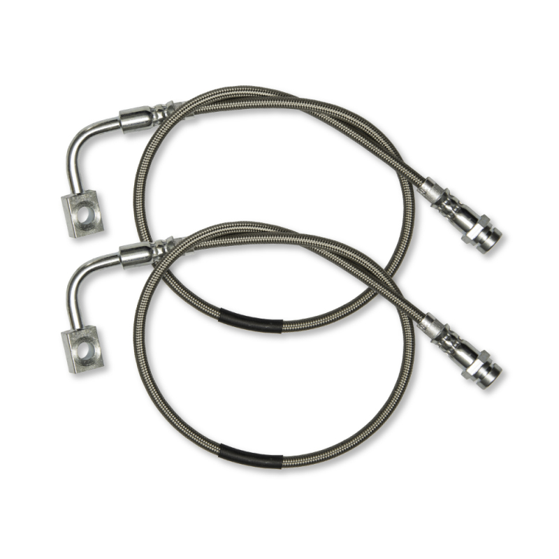 Rock Krawler 07-18 Jeep Wrangler JK/JKU Long Travel Stainless Steel Front Brake Lines - RK02038